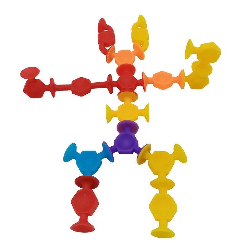 Y&D Creative Assembling Puzzle Blocks Building Sets: DIY Pasting Building Blocks Educational Toy Improve Imagination for Kids - Image 4