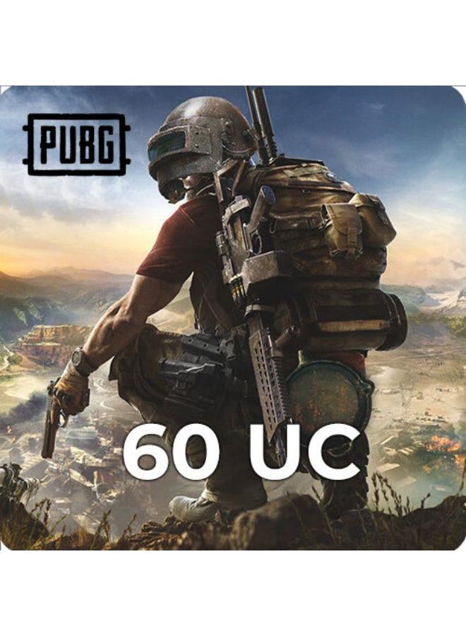 Global PUBG Mobile Digital Code Gift Card - 60 UC