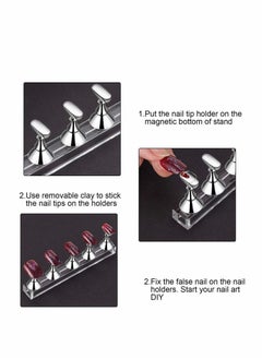 2 Sets Acrylic Nail Display Stand Nail Tip Practice Stand Magnetic Nail Practice Holder Fingernail DIY Nail Art Stand for False Nail Tip Manicure Tool DIY Display Stands (Gold and Silver) - pzsku/ZA18974058C899CD5C75DZ/45/_/1658882865/973d8f7a-d6ff-4f83-a325-6a07644c2315