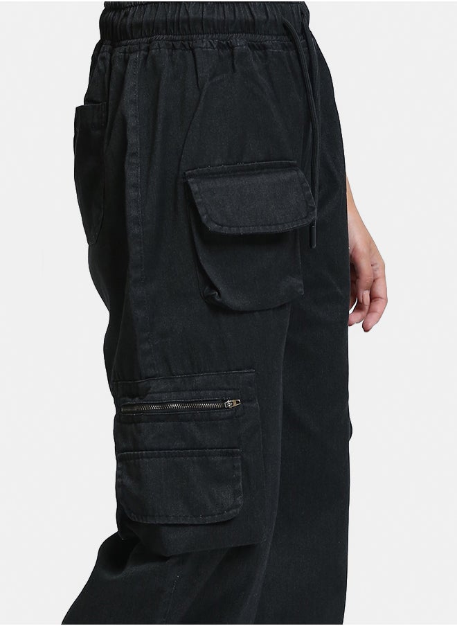 RAVIN - Fashionable Slip On Cargo Pants - Image 1