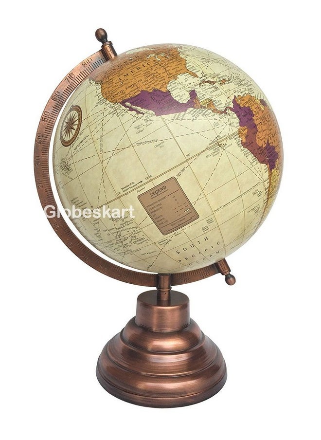 Globeskart - Globeskart Antique Globe/World Globe/Home Decor/Gift Item/Political Globe/Educational Globe - Image 1