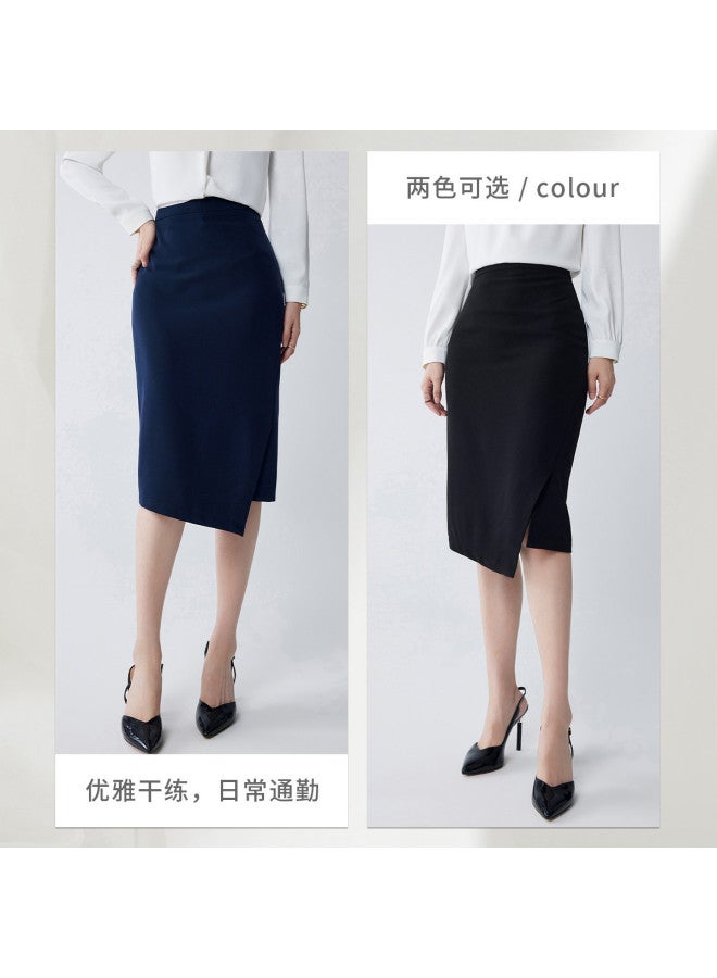 ROMON Women'S Midi Skirt, Elegant Daily Versatile Asymmetric Hem Skirt, Bodycon Pencil Skirt For Women - Image 5