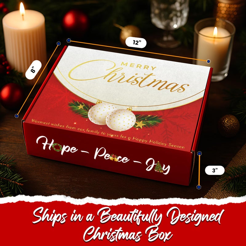 Christmas Gift Basket, Meat and Cheese Gift Baskets for Men and Women - Delicious Condiments with Dubai Chocolate, Charcuterie Food Gift Basket, Christmas Food Gifts in Christmas Gift Box (12-item Bundle) - Image 4