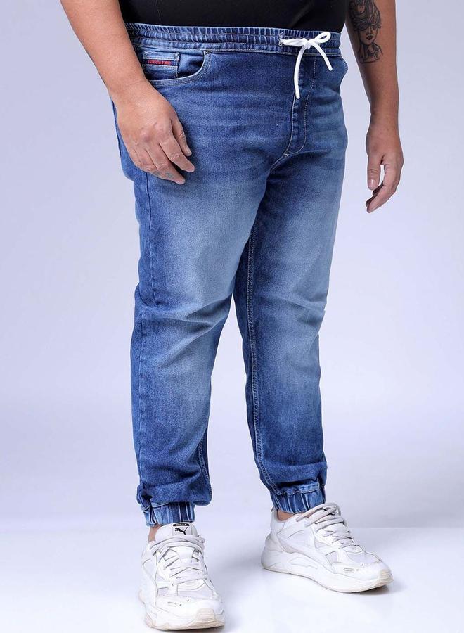 Take Two Plus Size Men Faded Slim Fit Jeans By HardSoda - Image 2