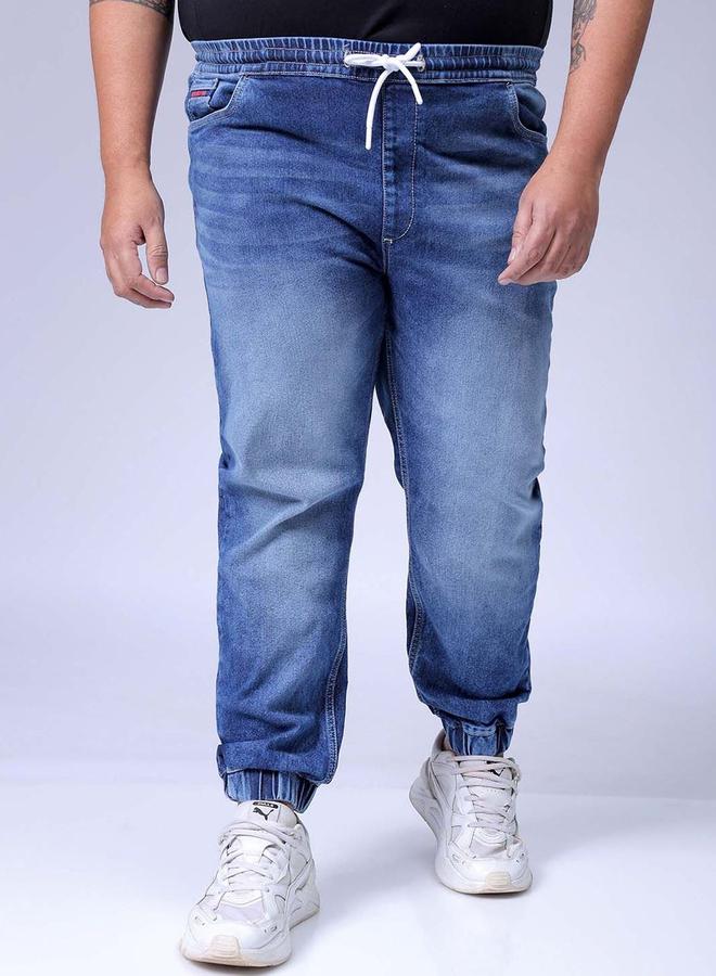 Take Two Plus Size Men Faded Slim Fit Jeans By HardSoda - Image 1