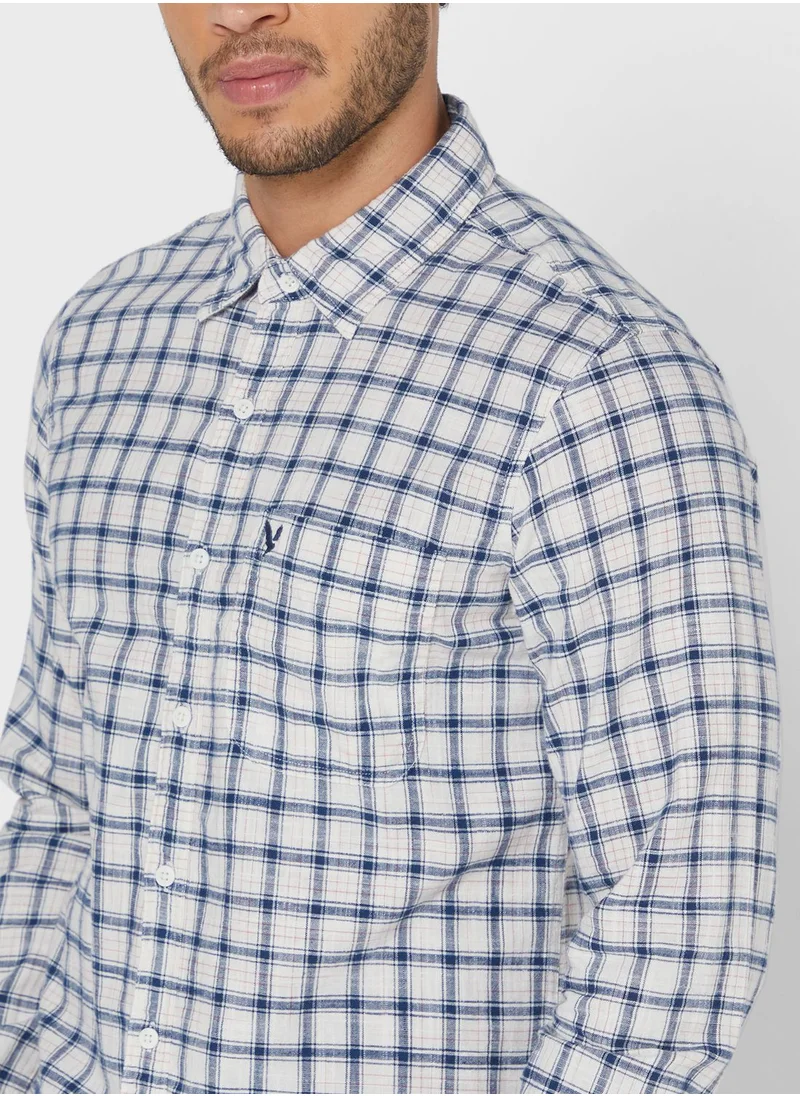 American Eagle Checked Regular Fit Shirt