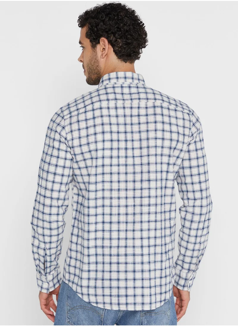 American Eagle Checked Regular Fit Shirt
