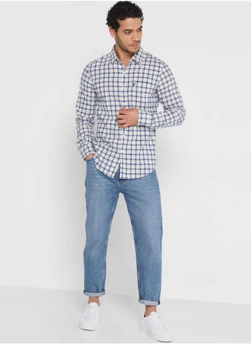 American Eagle Checked Regular Fit Shirt