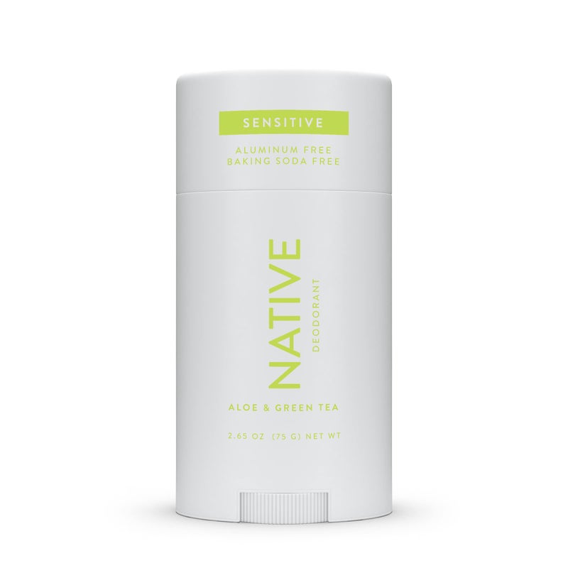 Native Aluminum-Free Sensitive Deodorant Contains Naturally Derived Ingredients | for Women & Men| Aloe & Green Tea, 2.65 oz - Image 1