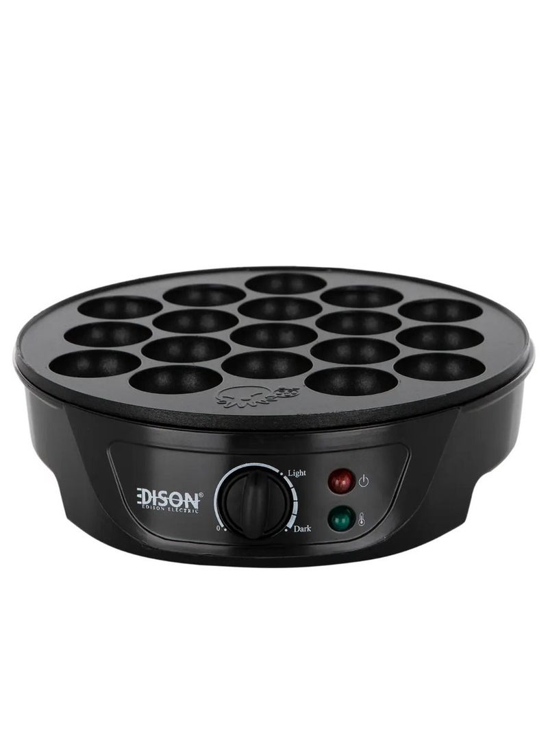 EDISON Pop Cake Maker Black 18 Eye Small 750W  - Image 1