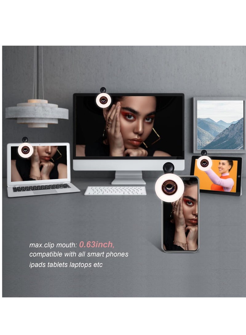 Zikra Portable Rechargeable Phone Lens Macro Light Mini Clip Ring Light Lens for iPhone/Android - Image 4