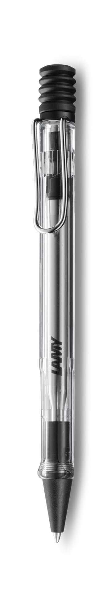 Lamy Safari Ballpoint Pen - Smooth Writing ABS Plastic Luxury Pen with Chrome Wire Clip, Black Ink, and Molded Pen Grip, Pens for Journaling, Office, or Gift, Great Holiday Stocking Stuffer (Vista)
