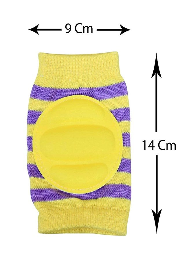 SILENCIO Baby Knee & Elbow Guard/pad for Crawling, Toddlers, Infant, Girl, Boys, Safety Protector Comfortable Cap for Leg and Hand Ideal for 6-12 Months Babies.(Set of 2 Pair) - Image 3