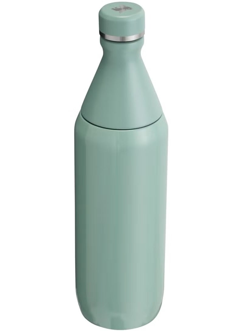 All Day Slim Leakproof Water Bottle 20Oz | 6Hr Cold, 11Hr Iced | Bpa-Free Recycled Stainless Steel | Double Opening For Ice & Easy Cleaning | Dishwasher Safe & Car Cup Holder Compatible - Image 2