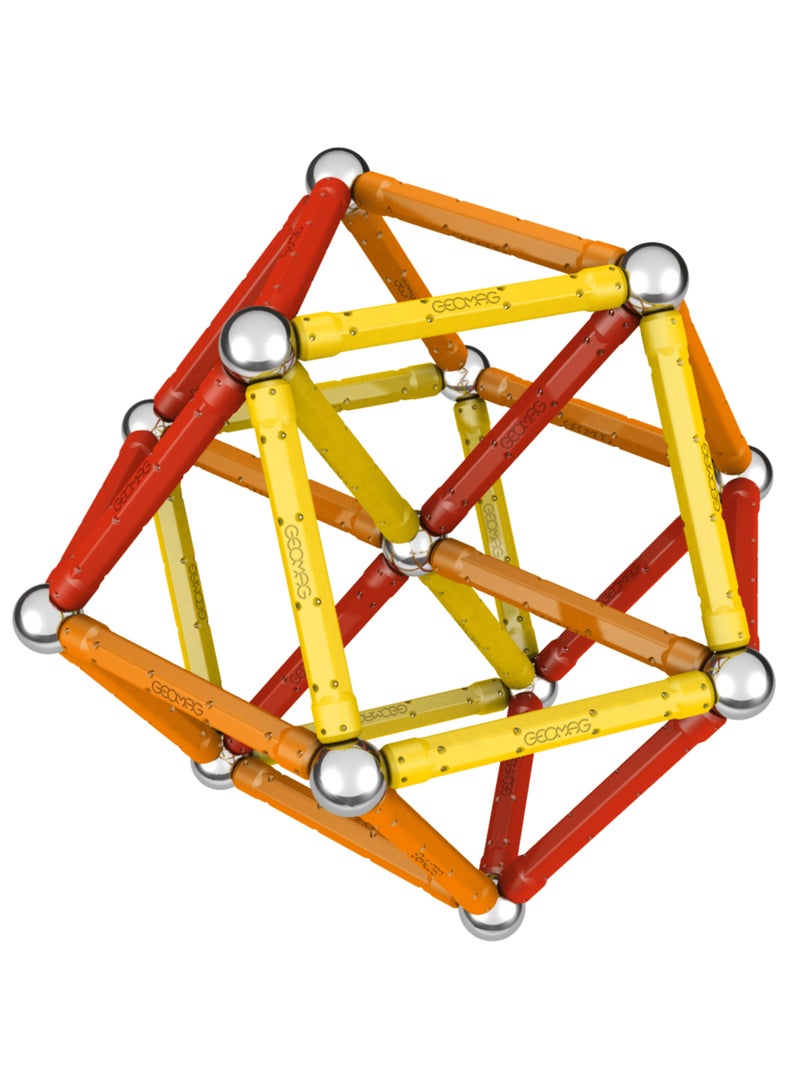 Geomag Glow Color 64pcs Magnetic Building Construction Toys, Building Set, STEM & Educational Magnet Toys, Made in Switzerland, 100% Recycled Plastic, Open Ended Toys, Construction Toys, 3yr+ - Image 4