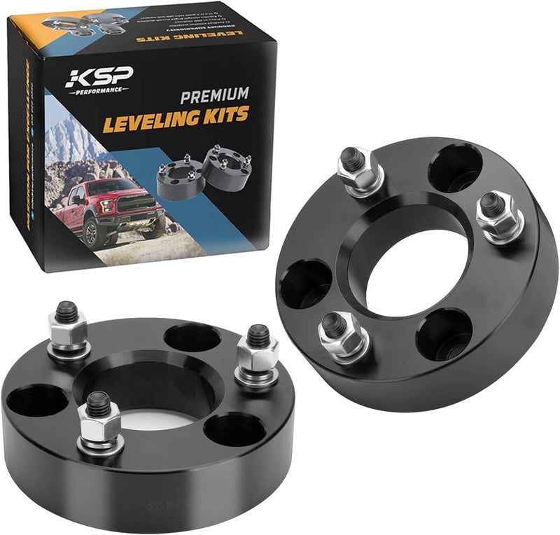 KSP PERFORMANCE KSP 2in Front Lift Kits for Ram 1500 2006-2023, 2" Leveling Lift Kit for Dodge Ram 1500 4WD/Dakota 2WD 4WD 2005-2007&2009-2011, Aluminum Suspension Level Kit CNC Strut Spacers For Dodge Pick Up - Image 1