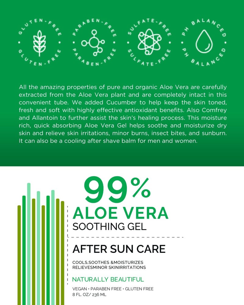 ميل كريك بروتانيكالز جل مهدئ بالألوفيرا بنسبة 99% - Image 4