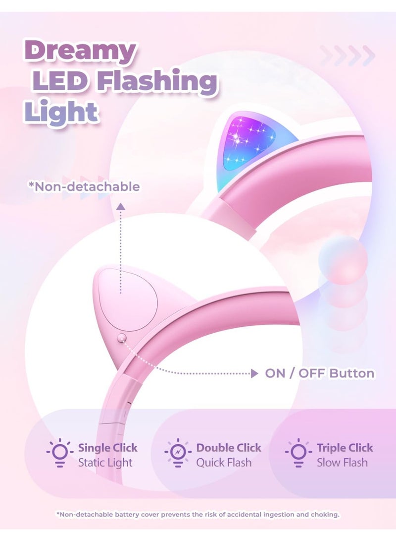 آيكليفير سماعات رأس للأطفال سماعات رأس لاسلكية بتقنية البلوتوث - Image 4