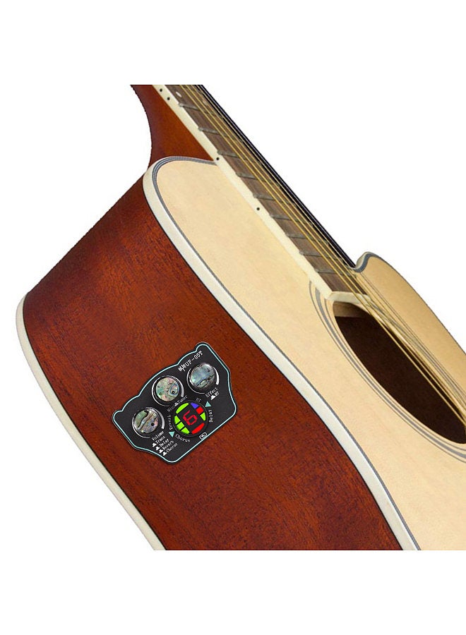 Generic Guitar Pickup Classical Guitar Pickup Vibration Pickup BT Accompaniment Resonance Pickup 3-band EQ Equalizer Acoustic Wooden Guitar Instrument Accessories  - Image 5