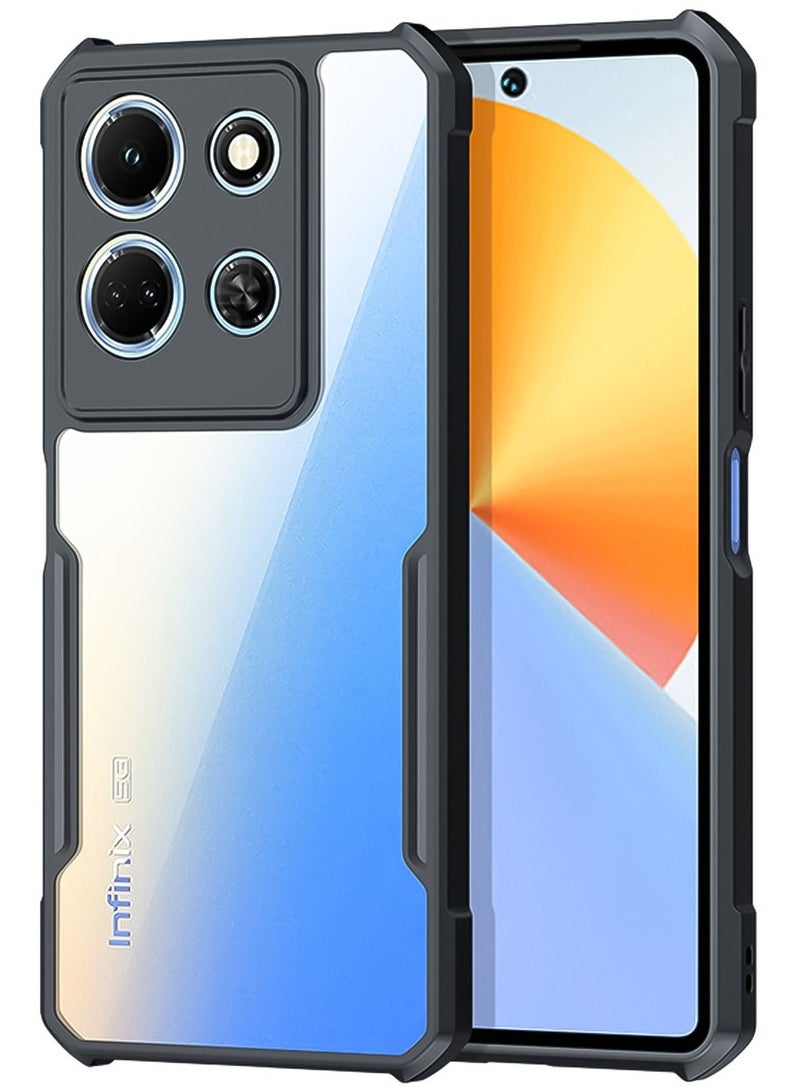 إكسوند جراب واقٍ مناسب لـ Infinix Note 30 5G 6.78 inch TPU غطاء أكريليك شفاف مضاد للصدمات - Image 1