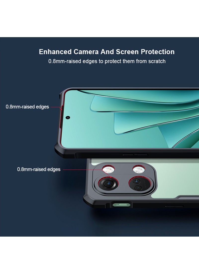 إكسوند جراب واقٍ مناسب لـ Infinix Note 30 5G 6.78 inch TPU غطاء أكريليك شفاف مضاد للصدمات - Image 3