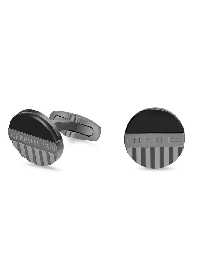 CERRUTI 1881 Leandro Grey Cufflinks - Image 2