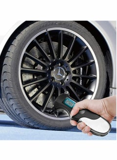 SYOSI Car Tire Pressure Gauge Tyre Pressure Gauge Stainless Steel Car Tire Pressure Gauge LED Outdoor Flashlight Digital Tire Pressure Gauge Use for All Vehicles Emergency Tools Black  - Image 5
