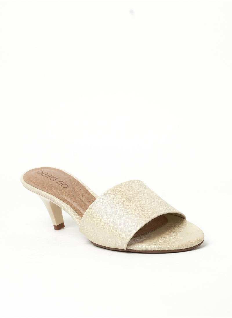 Beira Rio Piper Single Strap Mid Heel Sandals  - Image 1