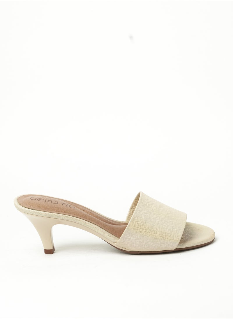 Beira Rio Piper Single Strap Mid Heel Sandals  - Image 2