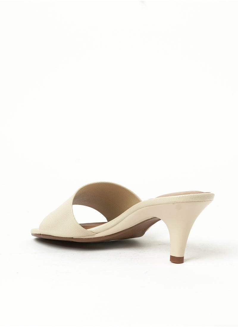 Beira Rio Piper Single Strap Mid Heel Sandals  - Image 3