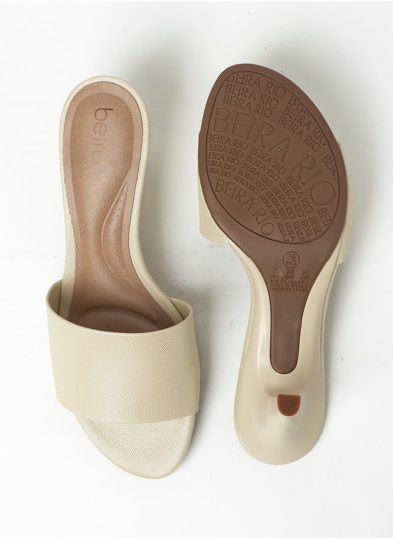 Beira Rio Piper Single Strap Mid Heel Sandals  - Image 5