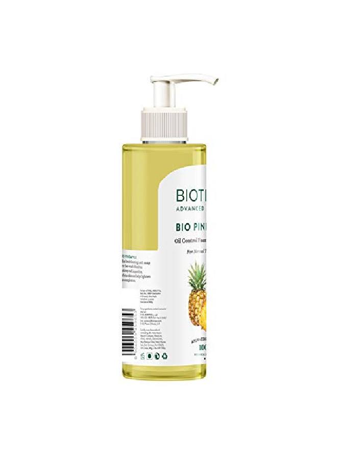 Biotique Bio Pineapple Oil Control Foaming Face Wash 200 Ml - Image 3