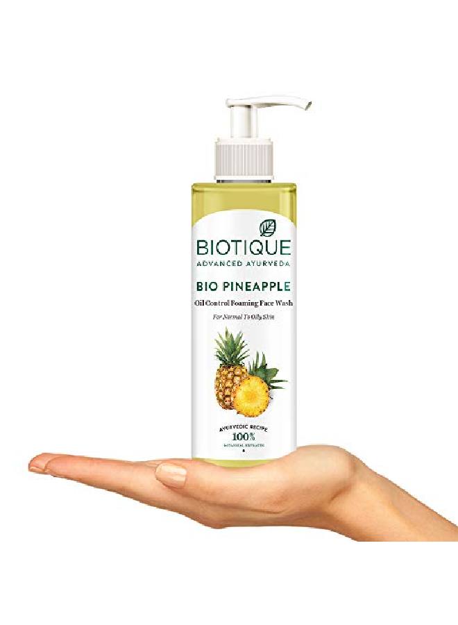 Biotique Bio Pineapple Oil Control Foaming Face Wash 200 Ml - Image 5