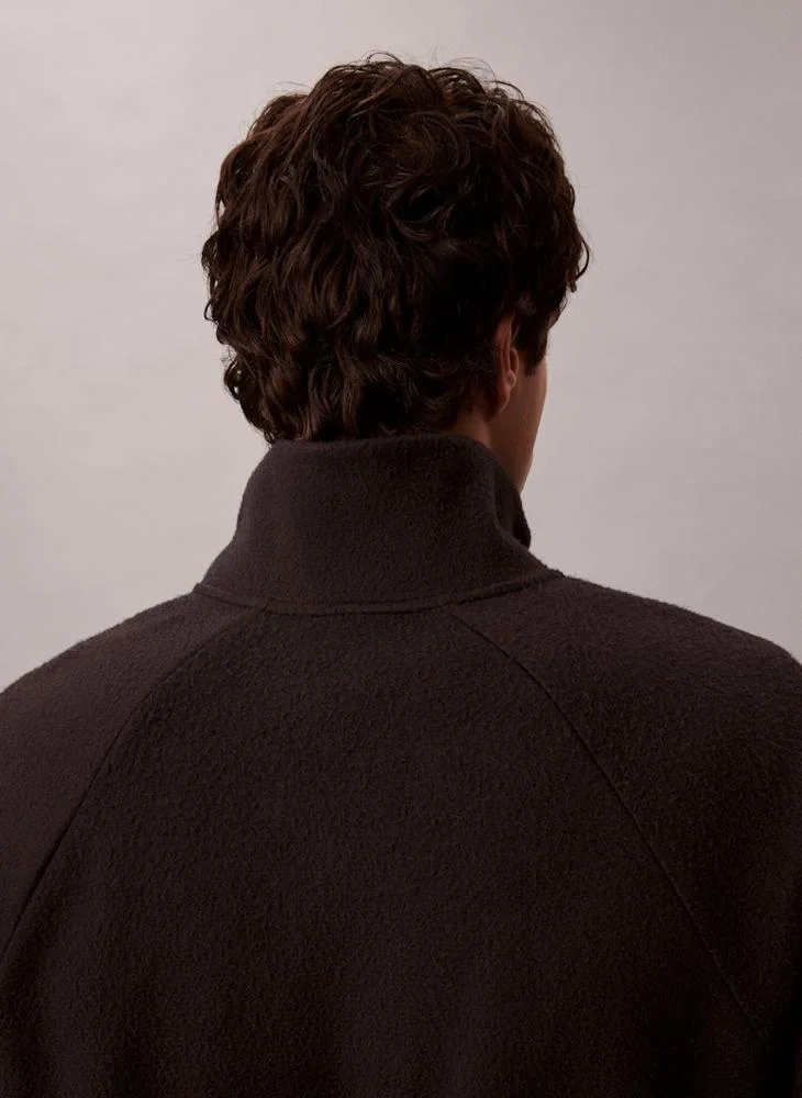 CALVIN KLEIN Oversized Half Zip Sweatshirt