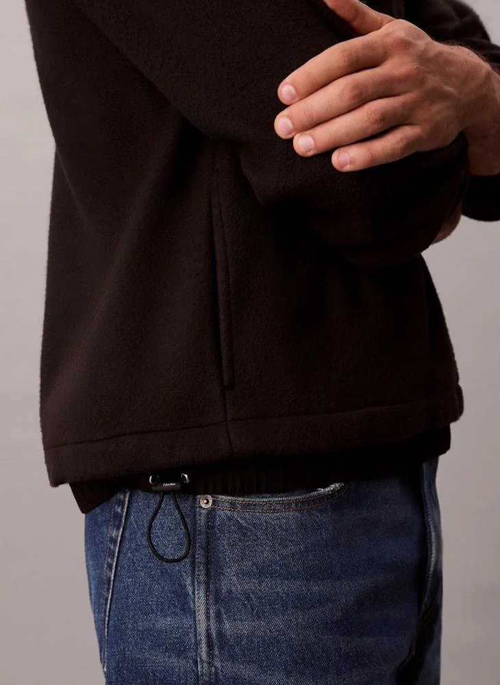 CALVIN KLEIN Oversized Half Zip Sweatshirt