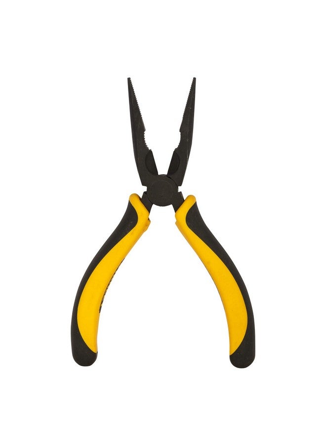 Stanley STANLEY 70-483 6 Sturdy Steel Long Nose Plier Double Color Sleeve - 24 x 14 x 19 Centimeters (Yellow and Black)  - Image 2