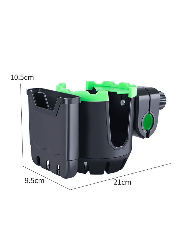 2 In 1 Cup Cup Holder Water bottle holder and Cycle Phone Holder for Bike and Motorcycle Phone Mount Bicycle Cell Phone Mount Clamp for Handlebar Bike ,Baby Stroller Cup Holder - Image 4