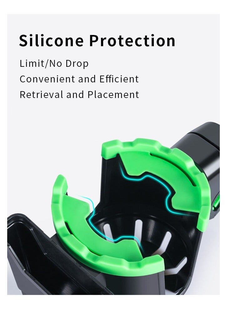 2 In 1 Cup Cup Holder Water bottle holder and Cycle Phone Holder for Bike and Motorcycle Phone Mount Bicycle Cell Phone Mount Clamp for Handlebar Bike ,Baby Stroller Cup Holder - Image 2