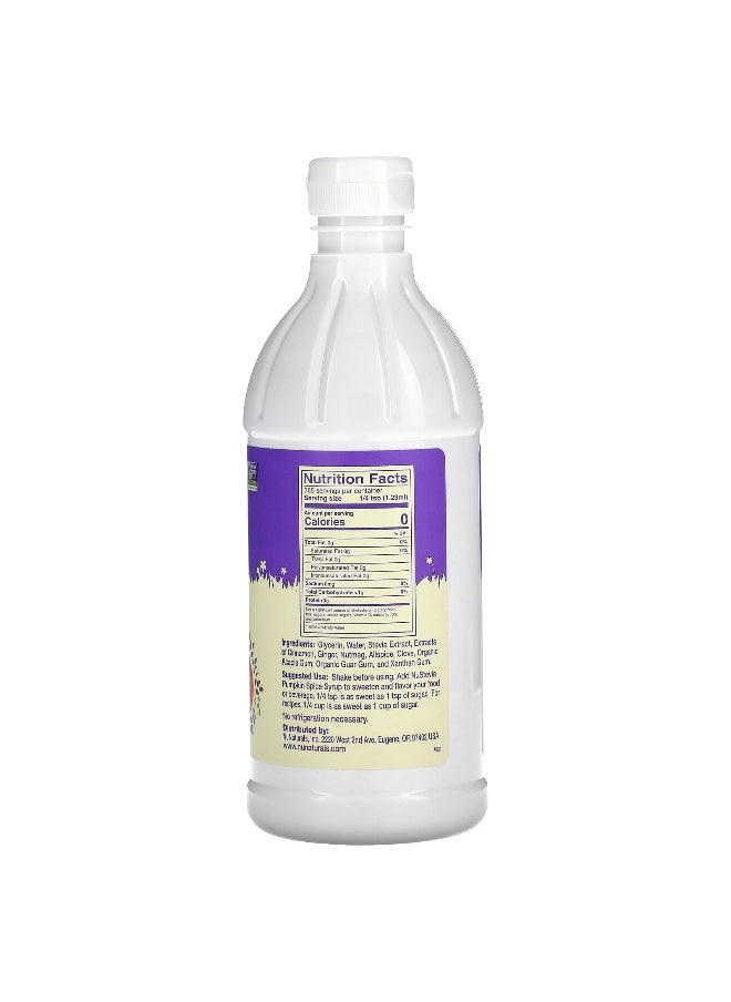 NuNaturals NuNaturals, Concentrated Pumpkin Spice Syrup, 16 fl oz (0.47 l)  - Image 2