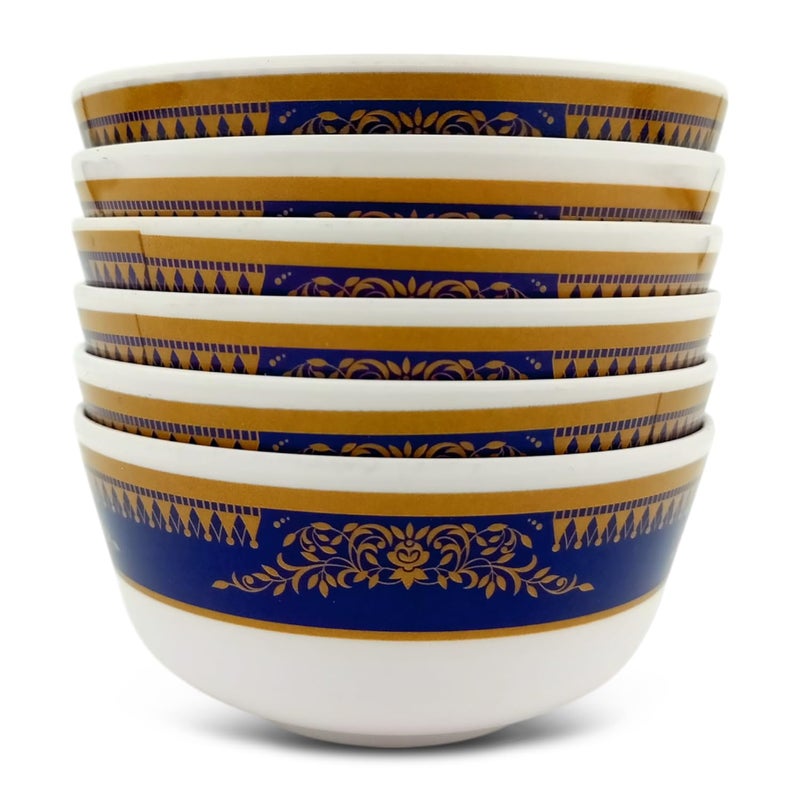 Superware سوبر وير | ميلامين نقي | مجموعة كاتوري - تاج أزرق 3.5” (6 قطع) | خالية من البقع، تشطيب لامع - Image 1