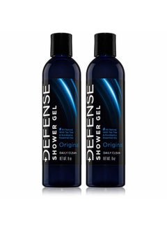 Organic Tea Tree Body Wash | All Natural Shower Gel with Tea Tree Oil, Eucalyptus Oil, and Aloe Vera. Wrestling Inspired, For All Mens & Womens Skin Types. 8 oz (Pack of 2)