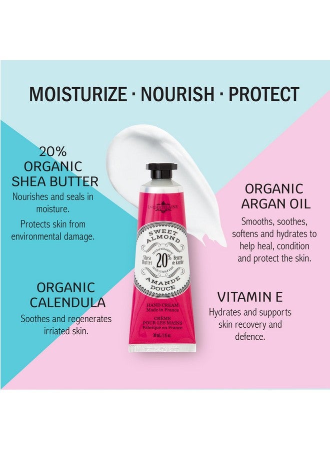 لا شاتلين كريم اليدين لا شاتلين بزبدة الشيا بنسبة 20%، علبة سفر، مجموعة هدايا للنساء، مجموعة عناية مغذية باليدين لعيد الأم (حليب جوز الهند، الشيا، الليتشي والتوت البري) - Image 2