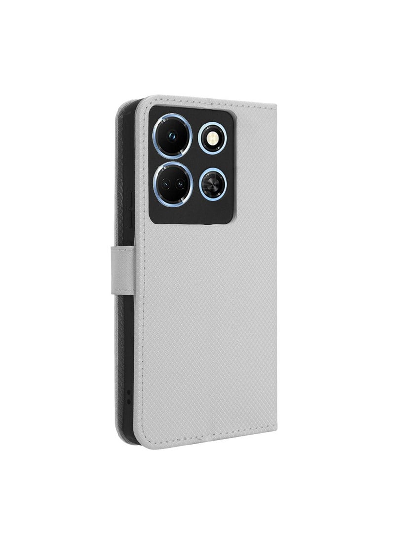 Infinix Note 30 5G/X6711 Phone Case Cover With Full Body Camera Len Protector PU Leather Wallet Card Holder Shockproof Protective Back Cover With Release Hand Phone Holder Daily Video Kickstand  - Image 4