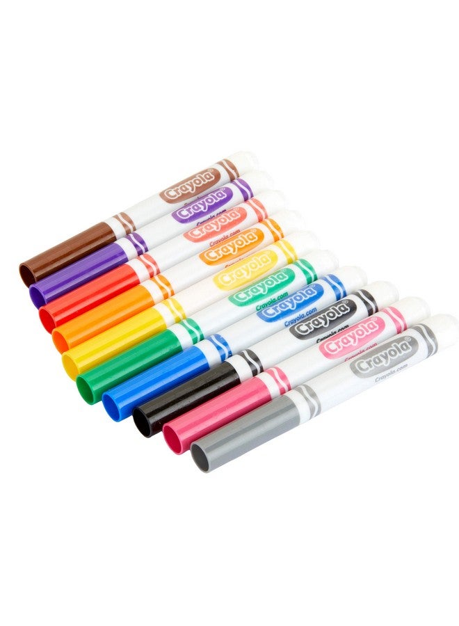 Crayola Broad Line Markers (12pk), Bulk School Coloring Markers for Kids, Must Have Classroom Supplies for Teachers, Preschool & Kindergarten Supplies - Image 5