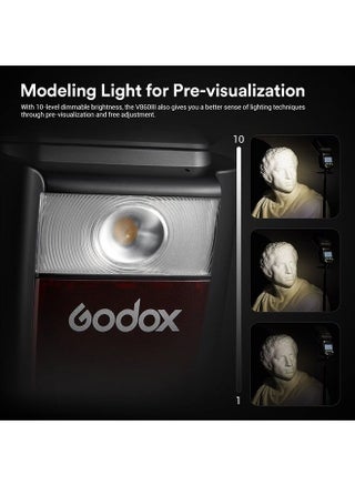 Godox V860III-C Camera Flash Speedlight for Canon, 2.4G TTL 1/8000S HSS Speedlite Flash for Canon, 7.2V/2600mAh Rechargeable Li-ion Battery, 0.01-1.5s Recycle Time, 10 Levels LED Modeling Lamp - pzsku/ZA18B7E78A97AFB6E9A9FZ/45/_/1686734213/491072c7-d3fc-4071-9f0e-86e17be0108c
