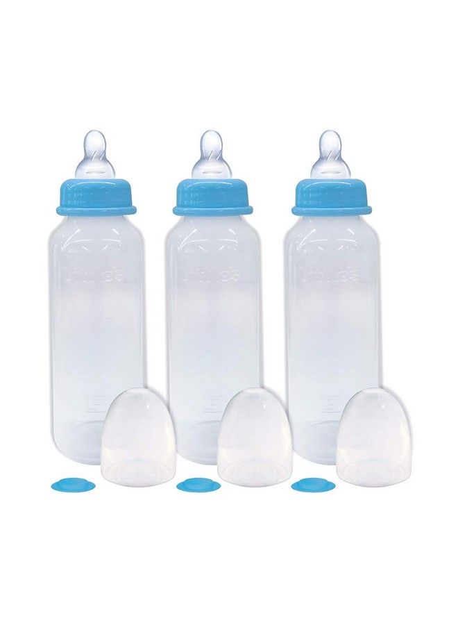 Little's Classic Maxi Feeding Bottle Blue (Pack Of 3) - Image 1