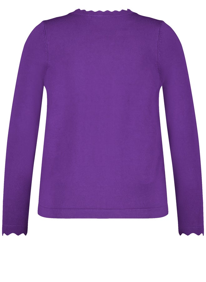 Samoon Wavy Edges Cardigan - Image 3