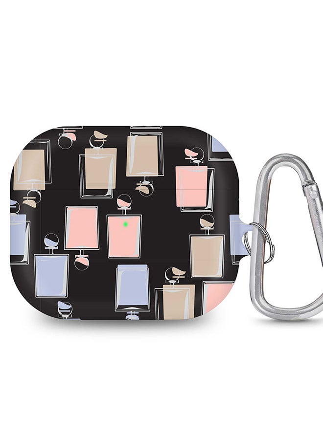 Stylizedd - StylePods Case for Airpods 3rd Gen Case With Anti-Lost Keychain - Fragrant Perfume - Image 1
