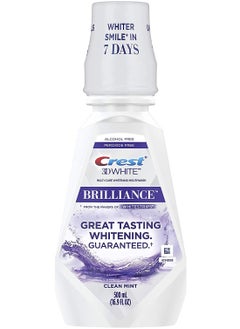 Crest Crest 3D White Brilliance Whitening Mouthwash Clean Mint 500 Ml  - Image 1