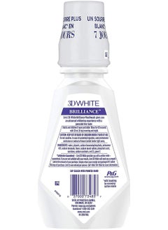 Crest Crest 3D White Brilliance Whitening Mouthwash Clean Mint 500 Ml  - Image 2